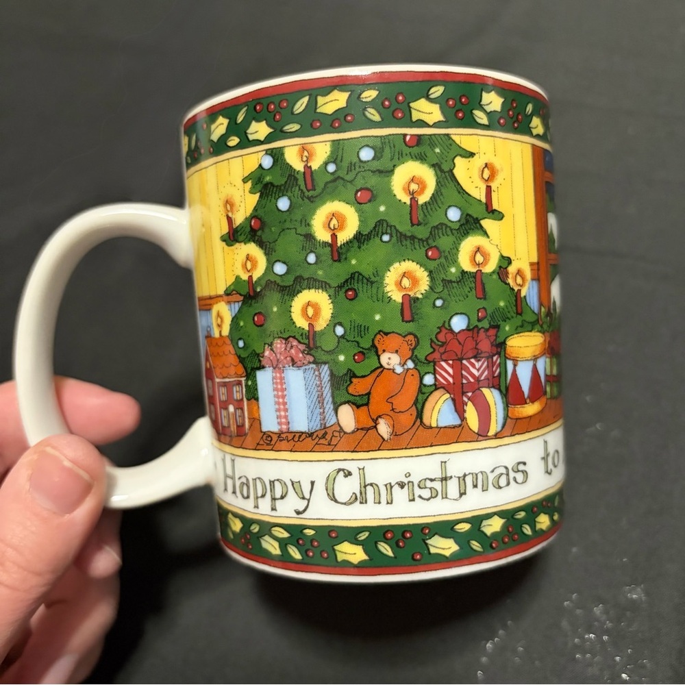 The Portmeirion "A Christmas Story"‎ Porcelain Mug by Susan Winget No Chip/Crack